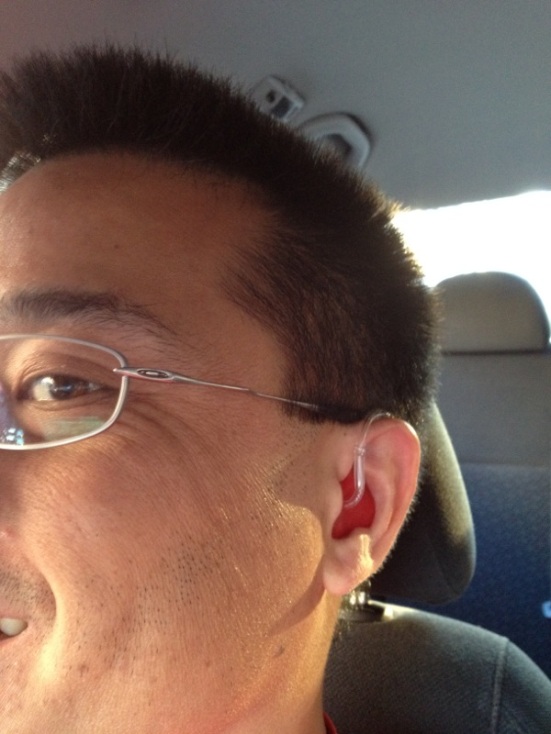 Phil was born with a severe hearing loss. He wears Oticon Sumo hearing aids in both ears and confesses, 