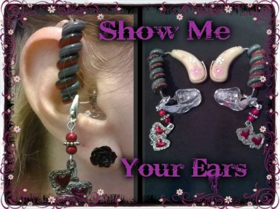 Check out Wanda Brownwell's ear bling. Lipreading Mom thinks it rocks!